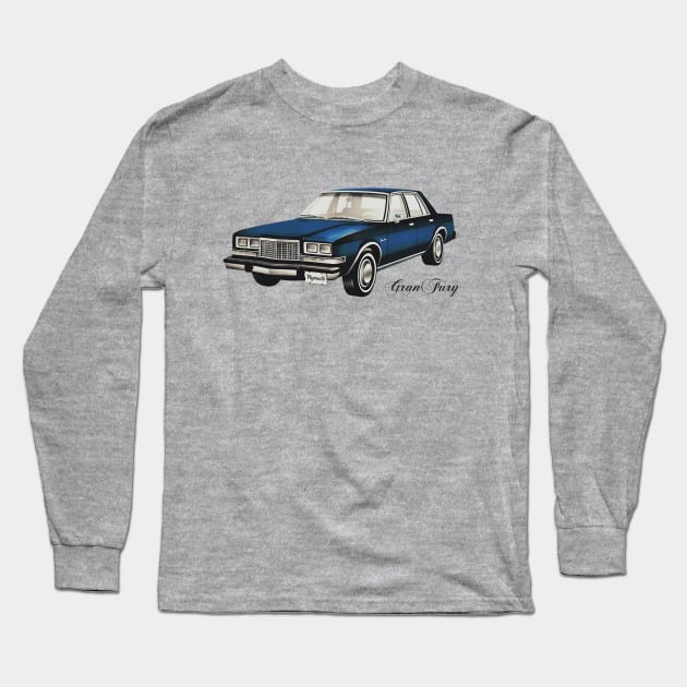 Plymouth Gran Fury Long Sleeve T-Shirt by CarTeeExclusives